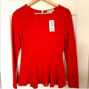 Philosophy red blouse